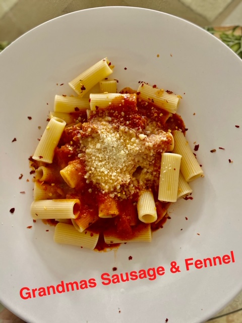 Rigatoni With Sausage & Fennel Sauce